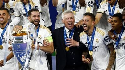 Real Madrid Raih Juara Liga Champions ke 15, Ancelotti Jadi Pelatih Tersukses